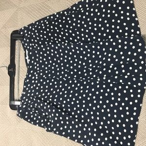 CAbi faux wrap mini skirt